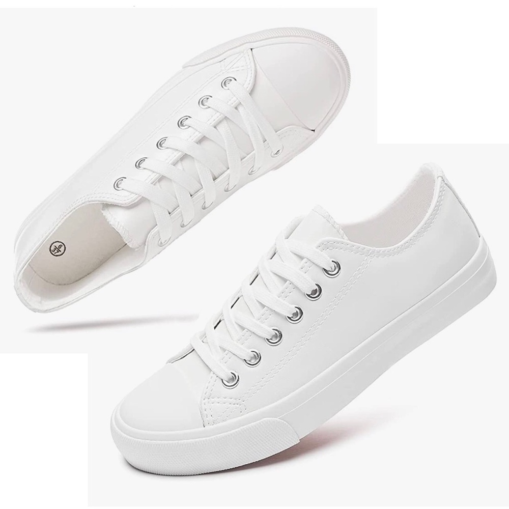 WITWATIA Faux Leather Tennis Shoes - Picture 4 of 7